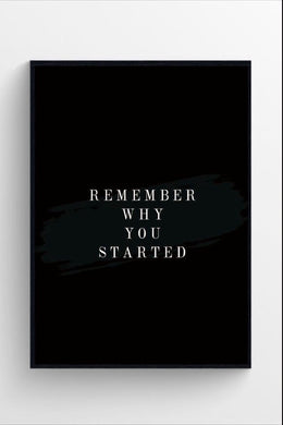 REMEBER WHY